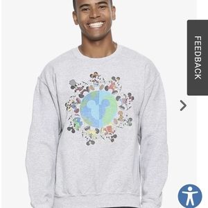 Disney Mickey Mouse Around the World Crewneck Sweatshirt